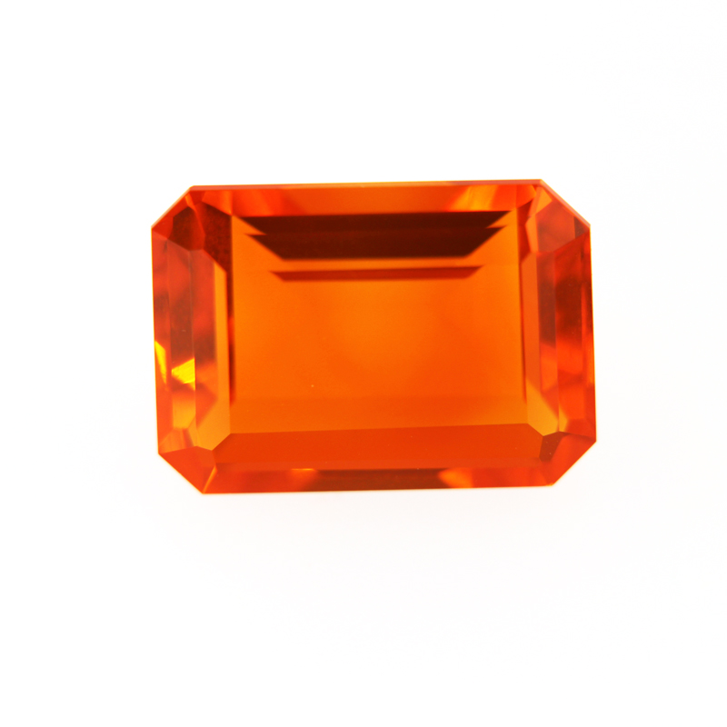 Feueropal facetiert, Orange