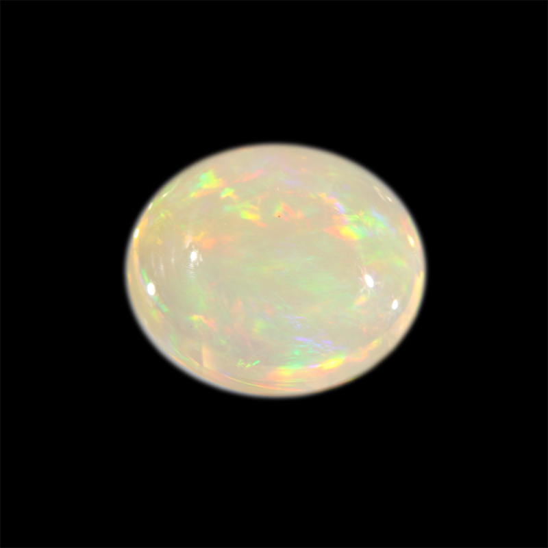 Feueropal opalisierend, Multicolor