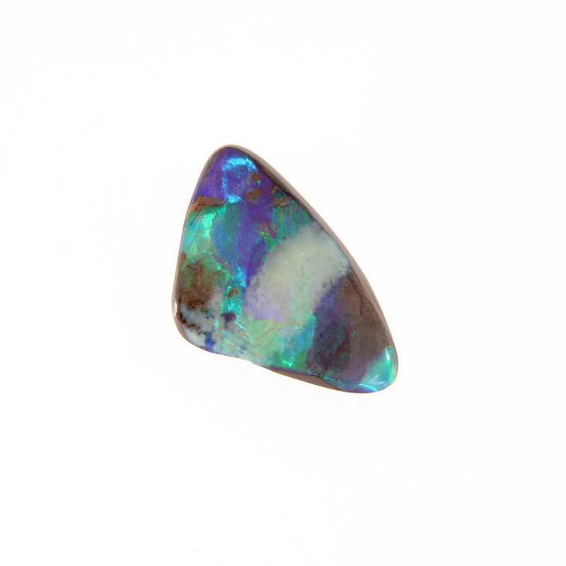 Boulder Opal, Blau, Grün