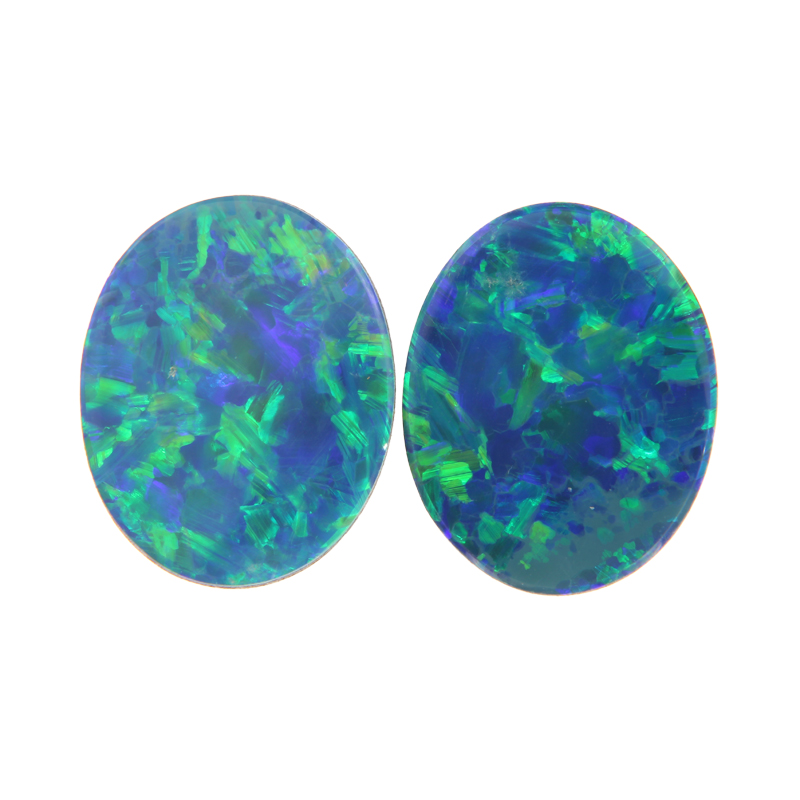 Zusammengesetzter Opal, Blaugrün