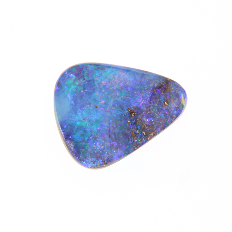 Boulder Opal, Blau, Grün