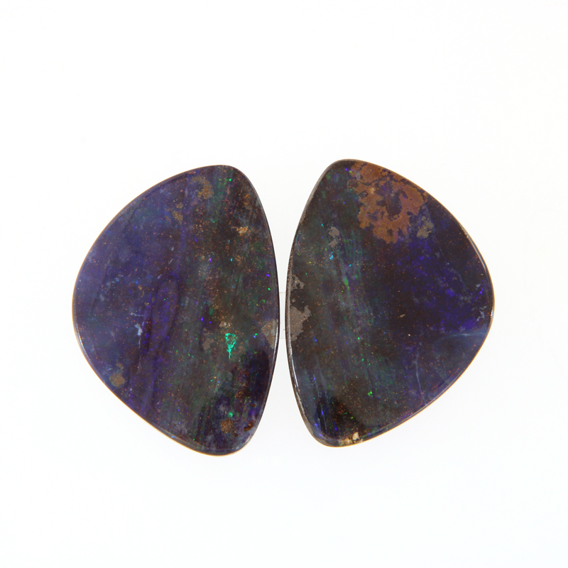 Boulder Opal, Blau, Multicolor