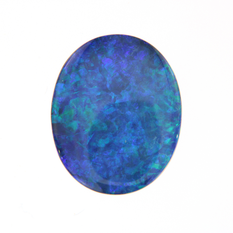 Zusammengesetzter Opal, Blaugrün