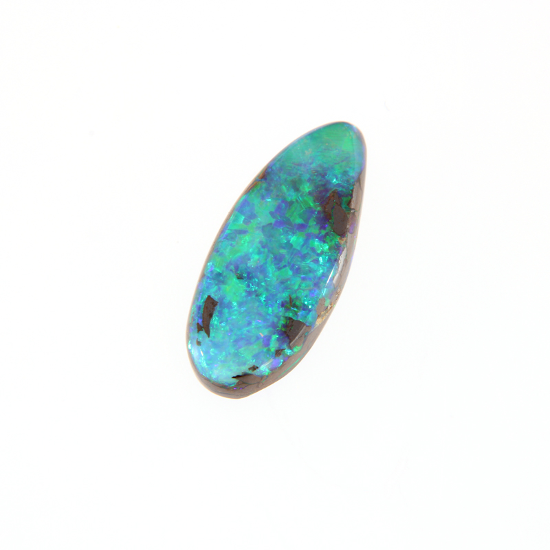 Boulder Opal, Blau, Grün
