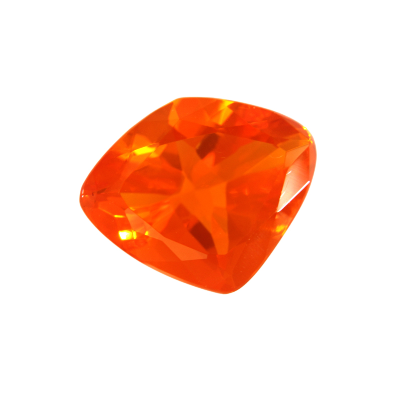 Feueropal facetiert, Orange