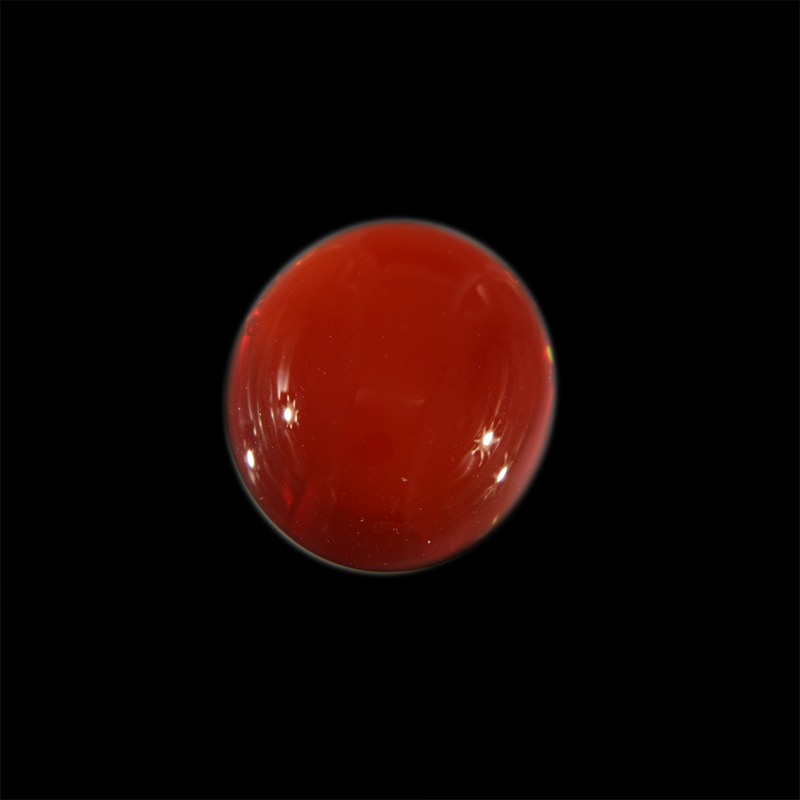 Feueropal opalisierend, Orange