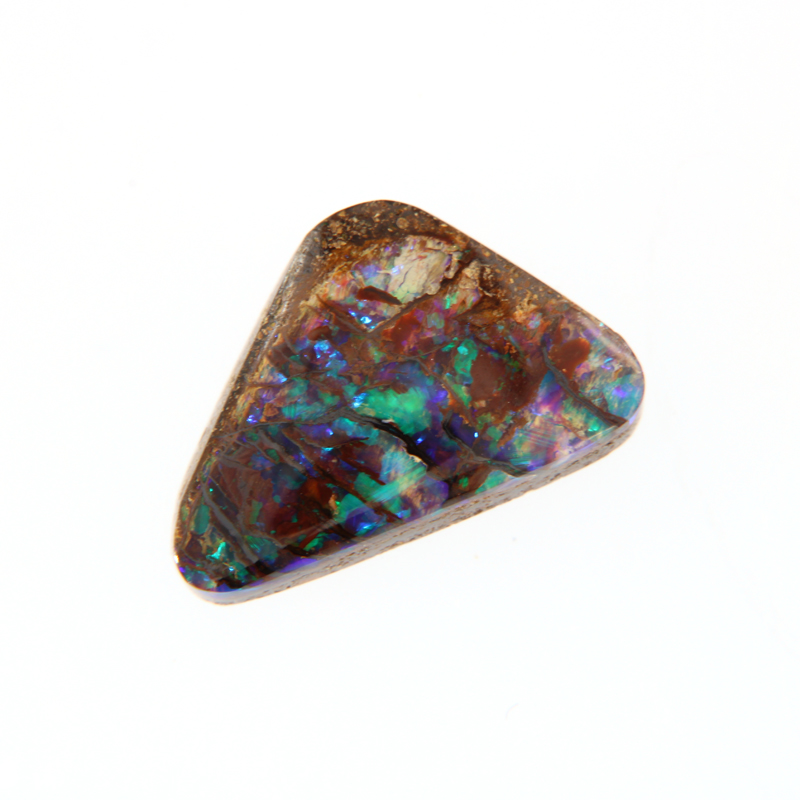 Yowah-Nuss Opal, Blaugrün