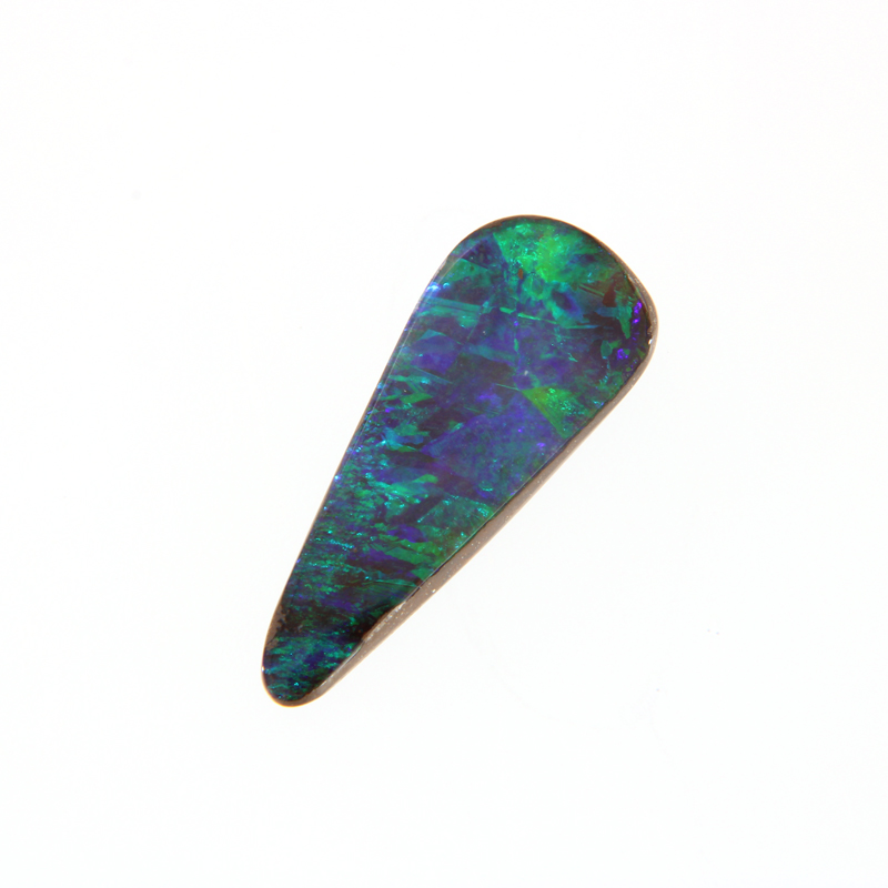 Boulder Opal, Blau, Grün