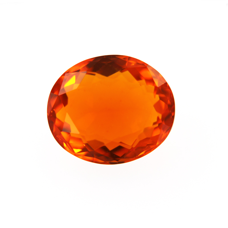 Feueropal facetiert, Orange