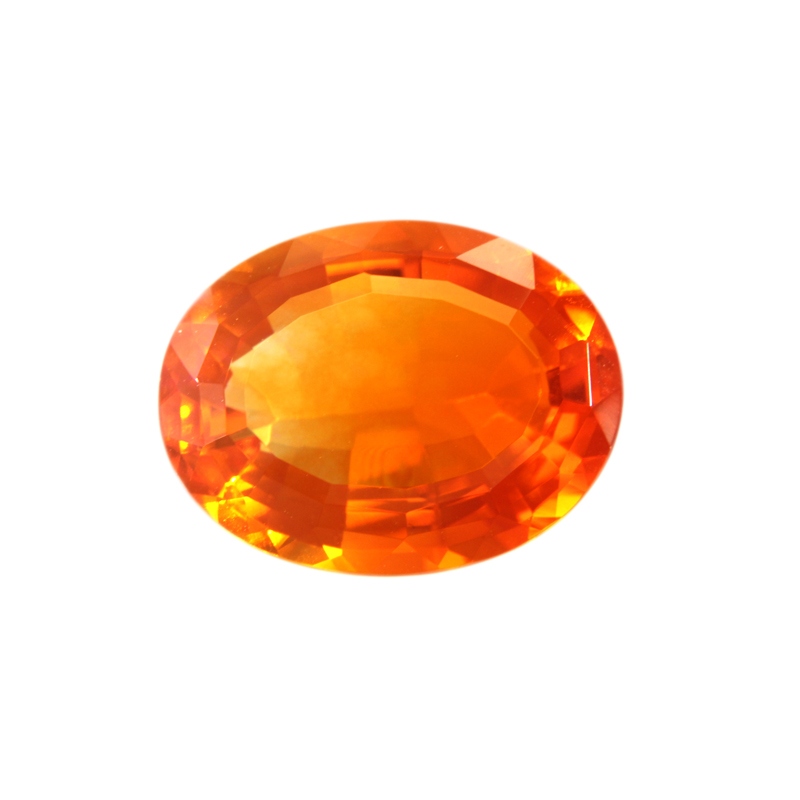 Feueropal facetiert, Orange, Gelb